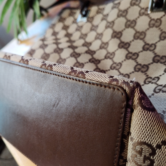Gucci vintage monogram canvas small tote - Picture 9 of 13